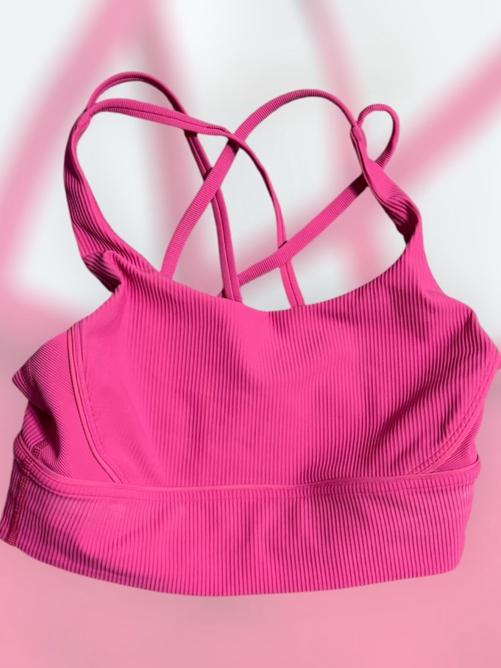 Lululemon Energy Longline Bra Ribbed Luxtreme *Medium Support, B–D Cups